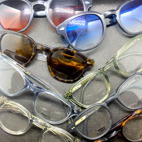 Brand new Moscot original and spirit demo lens glasses and shades